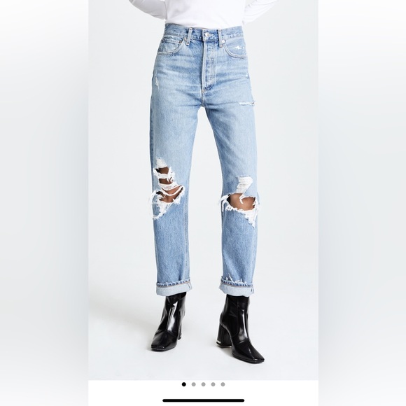 Agolde 90’s Mid Rise Straight Jeans 27 Fallout - Picture 1 of 4